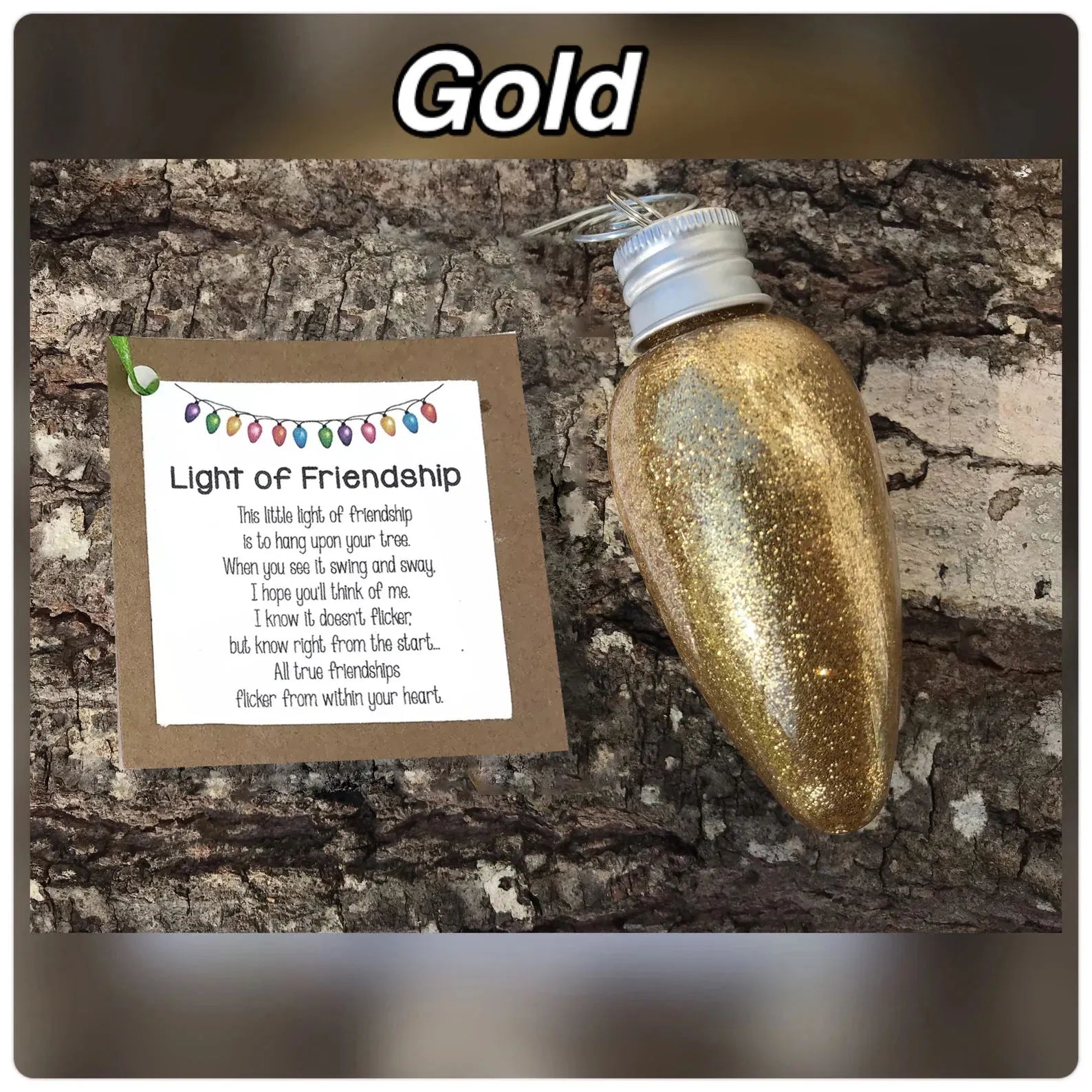 Lights of Friendship Christmas Ornament – Heartfelt Holiday Decoration