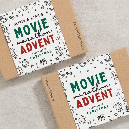 Christmas Advent Calendar Card Set | 24 Days Holiday Countdown 2025