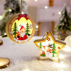 Christmas Tree Hanging Light Box | LED Holiday Decoration 2025