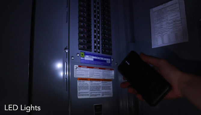 Multi Device Power Bank With Built In Cords 10,000mAh