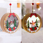 Christmas Tree Hanging Light Box | LED Holiday Decoration 2025