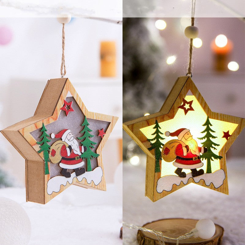 Christmas Tree Hanging Light Box | LED Holiday Decoration 2025