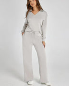 Constituent Women's 2 Piece Sets Outfits Casual Long Sleeve Sweatsuits Sets (🔥Same as in the video)