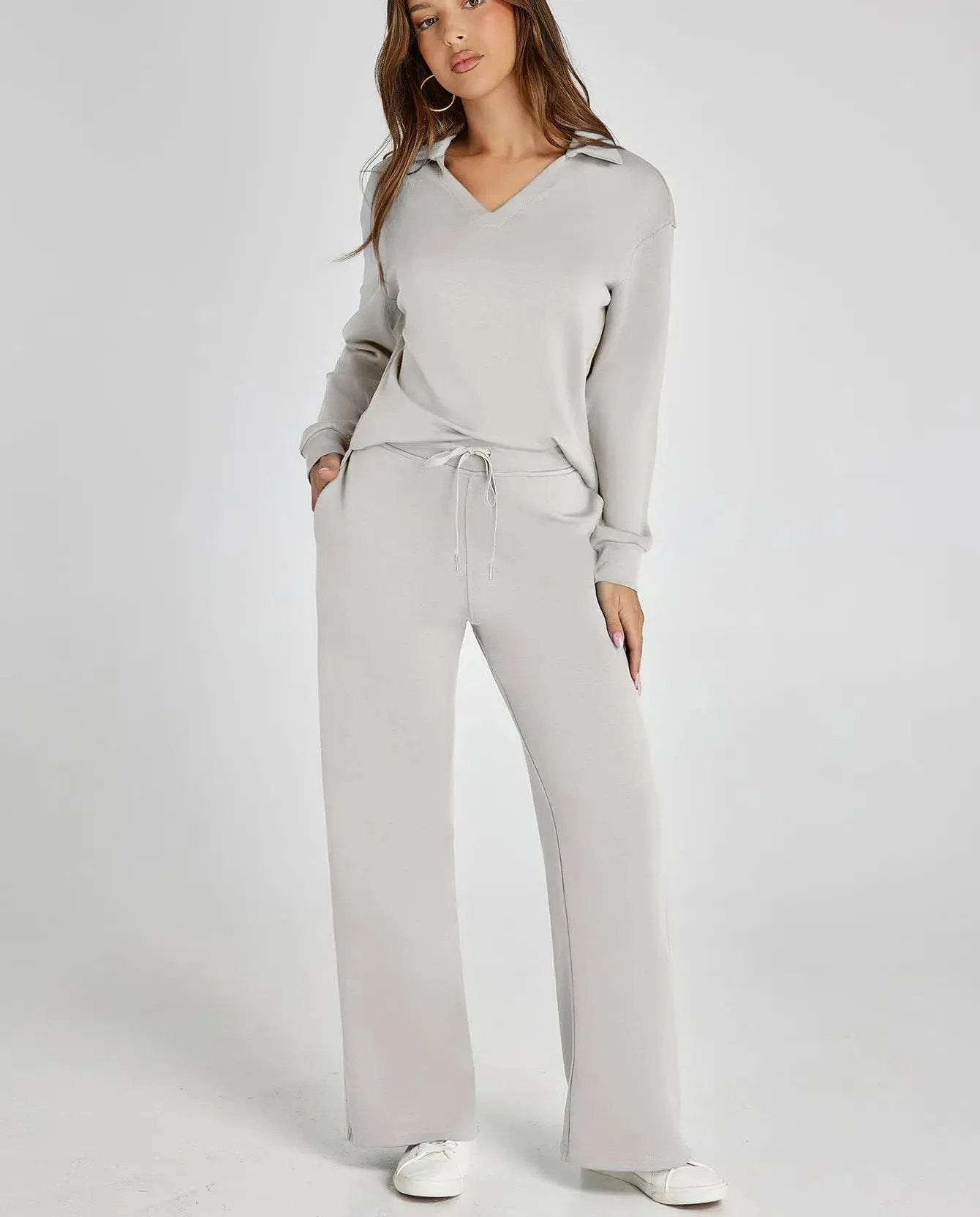 Constituent Women's 2 Piece Sets Outfits Casual Long Sleeve Sweatsuits Sets (🔥Same as in the video)