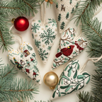 DIY Heart-Shaped Hand Embroidered Christmas Ornament Kit – 2025 Holiday Craft