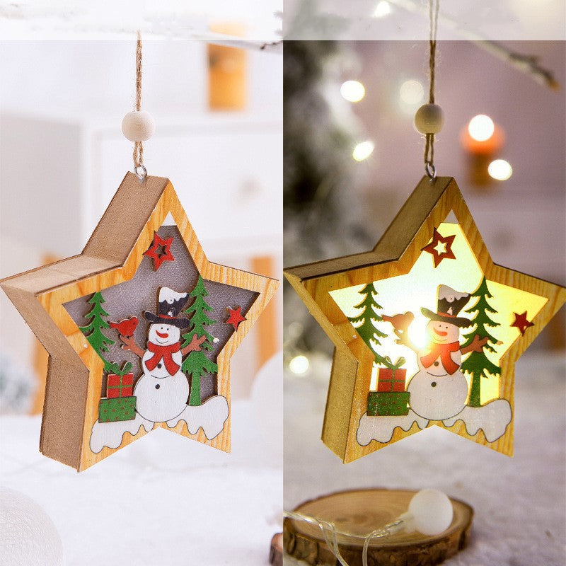 Christmas Tree Hanging Light Box | LED Holiday Decoration 2025
