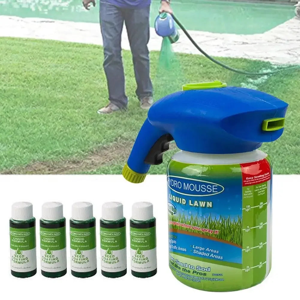 Liquid Lawn Hydro Mousse Spray On Grass Seed