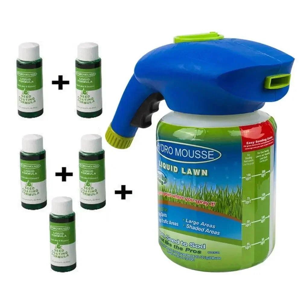 Liquid Lawn Hydro Mousse Spray On Grass Seed
