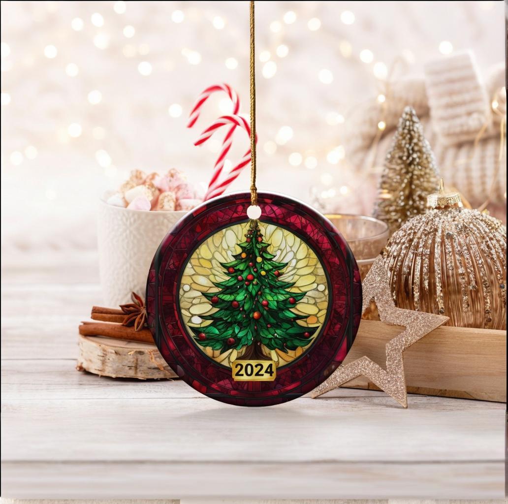 Christmas 2025 Ceramic Ornament – Festive Holiday Decoration