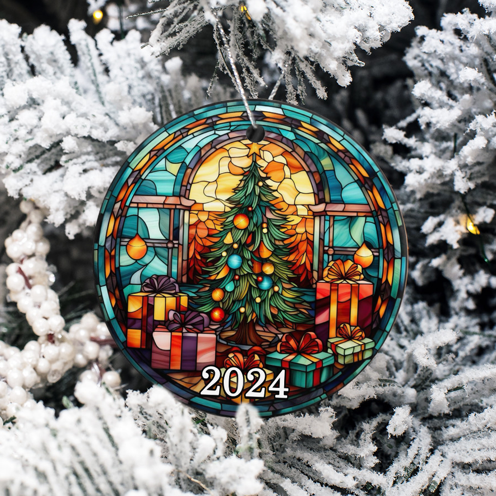 Christmas 2025 Ceramic Ornament – Festive Holiday Decoration