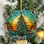 Christmas 2025 Ceramic Ornament – Festive Holiday Decoration