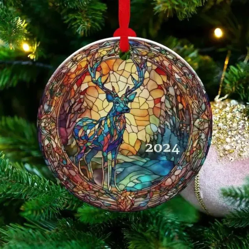 Christmas 2025 Ceramic Ornament – Festive Holiday Decoration