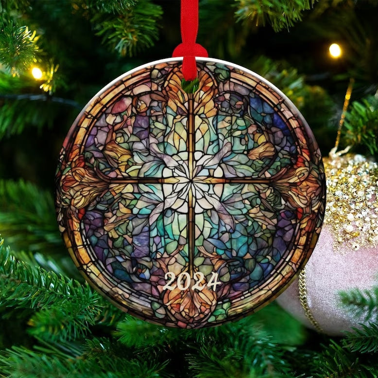 Christmas 2025 Ceramic Ornament – Festive Holiday Decoration