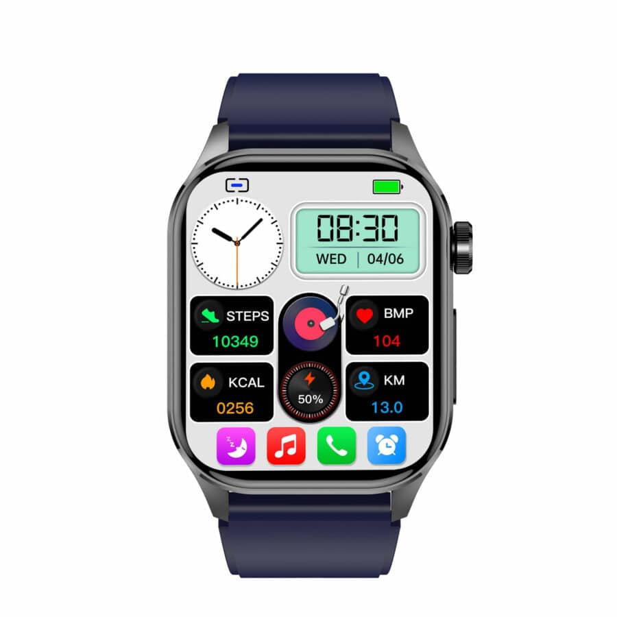 PH210 Lipid-uric Acid ECG/EKG Blood Sugar Blood Pressure Health Management Smart Watch