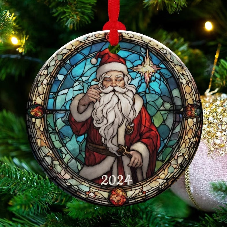 Christmas 2025 Ceramic Ornament – Festive Holiday Decoration