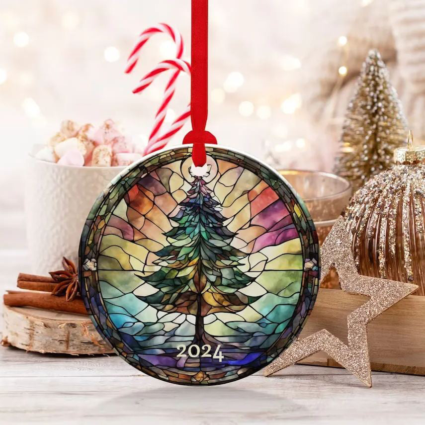 Christmas 2025 Ceramic Ornament – Festive Holiday Decoration