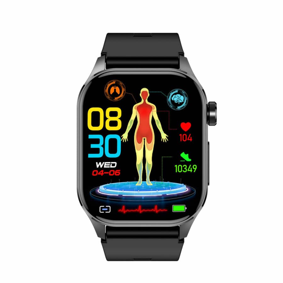 PH210 Lipid-uric Acid ECG/EKG Blood Sugar Blood Pressure Health Management Smart Watch