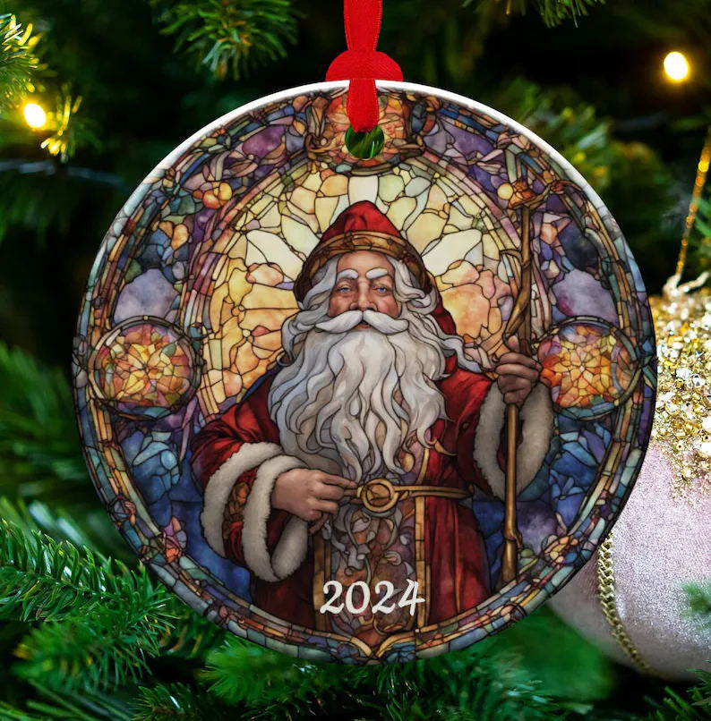 Christmas 2025 Ceramic Ornament – Festive Holiday Decoration