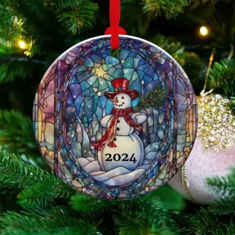 Christmas 2025 Ceramic Ornament – Festive Holiday Decoration