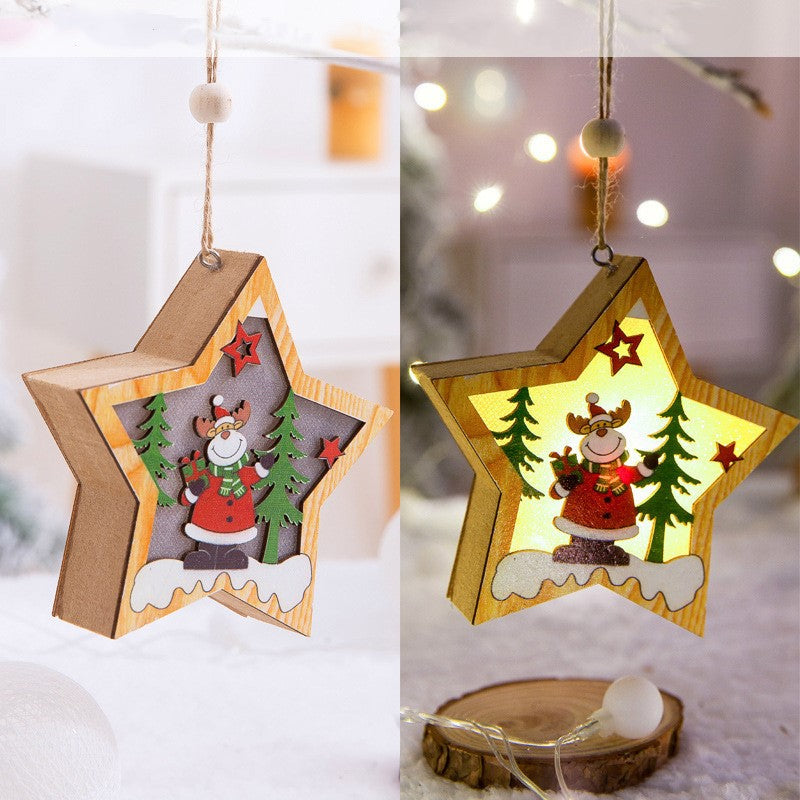 Christmas Tree Hanging Light Box | LED Holiday Decoration 2025