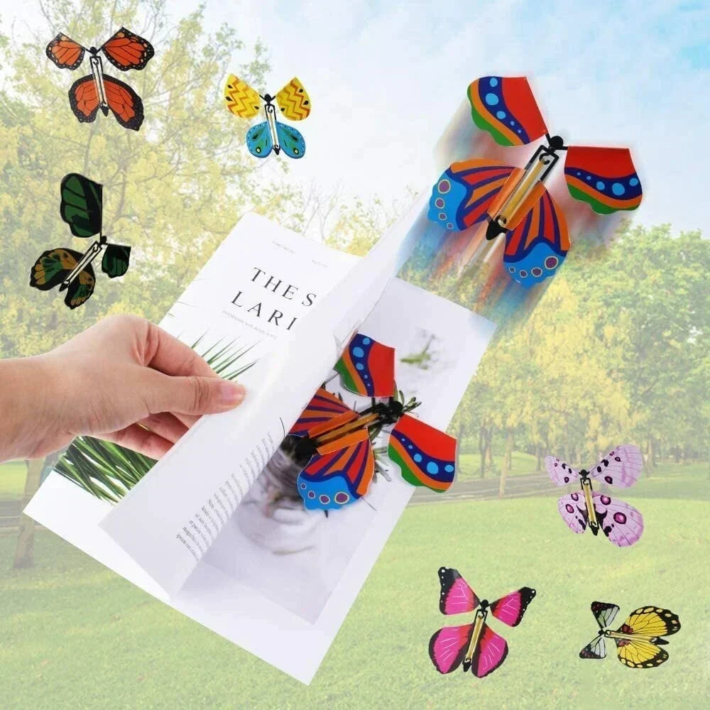 Magic Flying Butterfly | Surprise Wind-Up Gift for Kids & Adults 2025