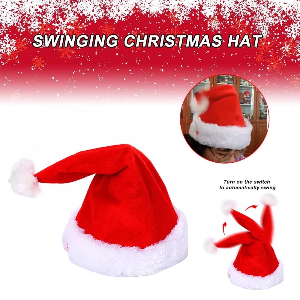 Electric Swaying Christmas Hat | Funny Dancing Santa Hat 2025