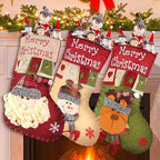 Christmas Stocking 2025 | Classic Holiday Decoration & Gift Holder