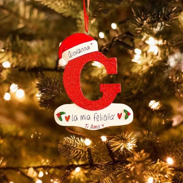 Personalized Name Christmas Decoration | Custom Holiday Ornament 2025