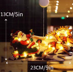 Christmas Window Hanging Lights | LED Holiday Decoration 2025