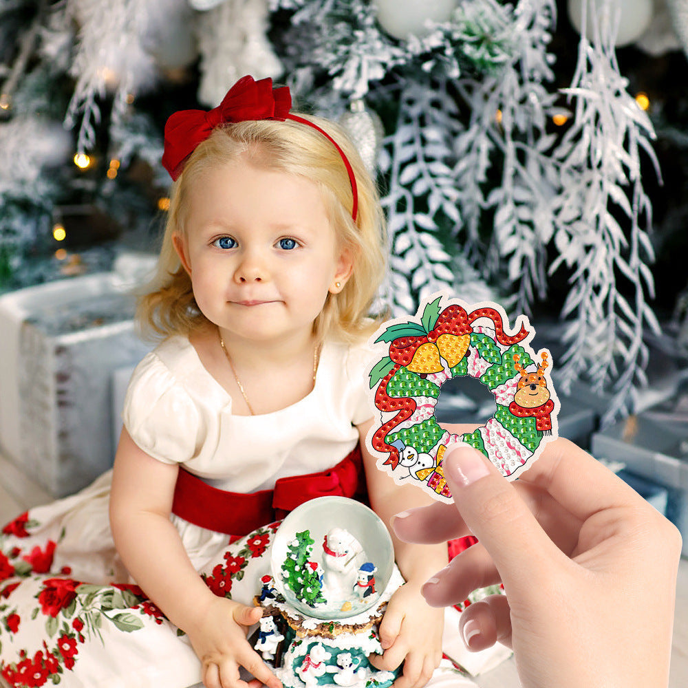 Christmas DIY Diamond Painting Keychain | Handmade Holiday Gift 2025