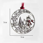Solid Pewter Christmas Tree Ornament – Elegant Holiday Decoration
