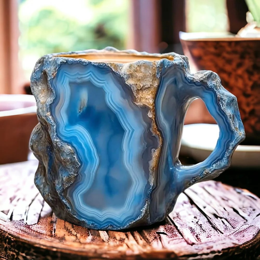 Christmas Mineral Crystal Coffee Mug – Stylish 2025 Holiday Gift
