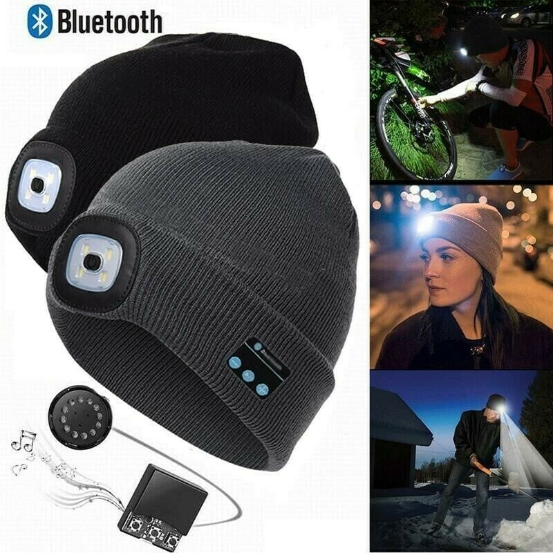 3-in-1 Bluetooth Beanie – Wireless Headphones & Warm Winter Hat 🎅🎄