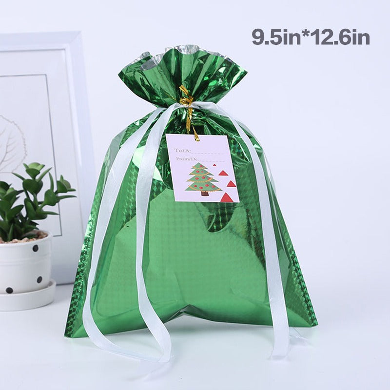 Drawstring Gift Bags – Reusable Party & Holiday Favor Bags