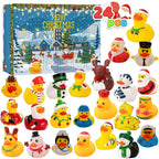 24-Piece Christmas Rubber Ducks Advent Calendar – Holiday Countdown Fun