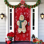 2025 Christmas Door Covers | Festive Holiday Front Door Decorations