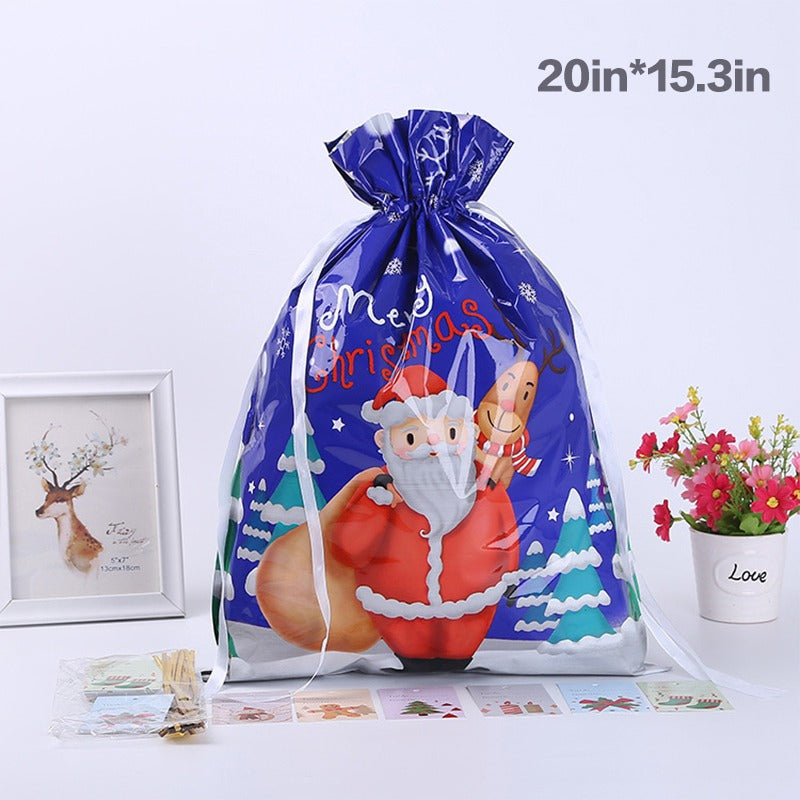 Drawstring Gift Bags – Reusable Party & Holiday Favor Bags