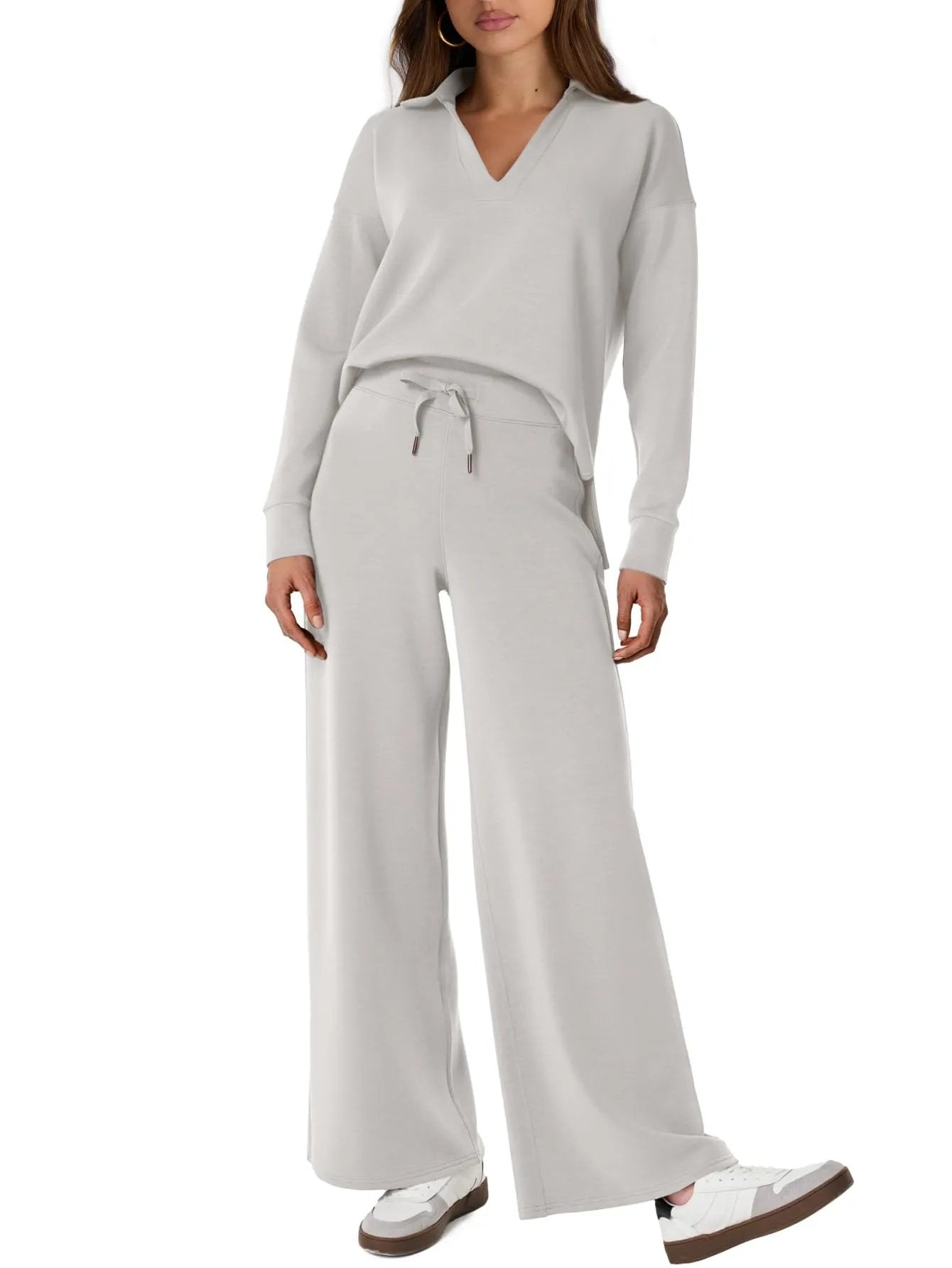 Constituent Women's 2 Piece Sets Outfits Casual Long Sleeve Sweatsuits Sets (🔥Same as in the video)