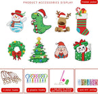 Christmas DIY Diamond Painting Keychain | Handmade Holiday Gift 2025