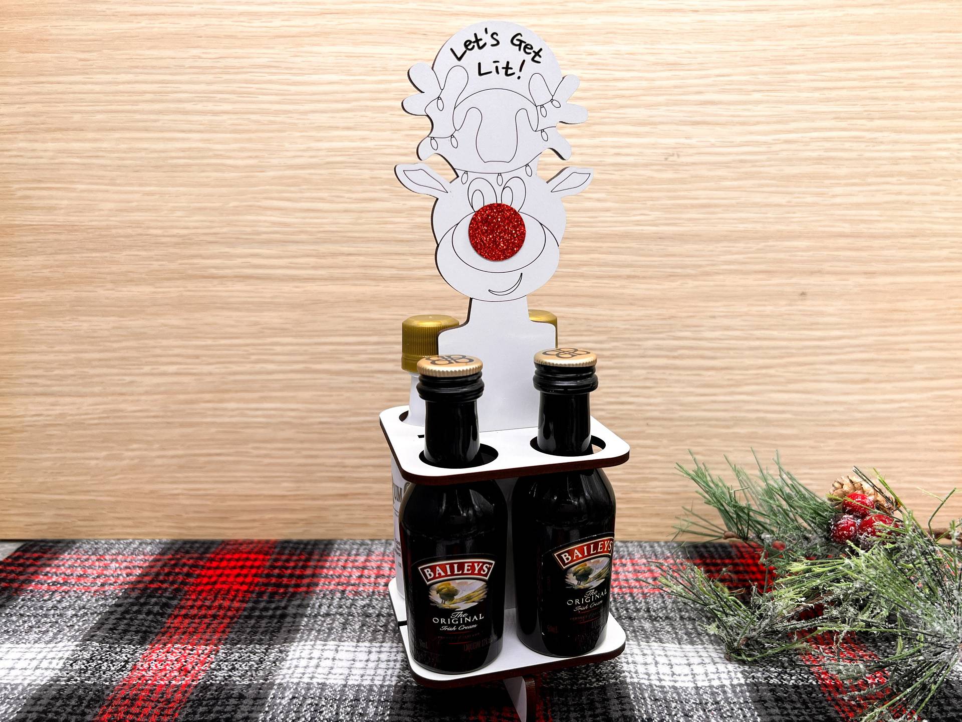 Christmas Unique Money & Mini Liquor Bottle Holder – Funny Holiday Gift Idea 🎅