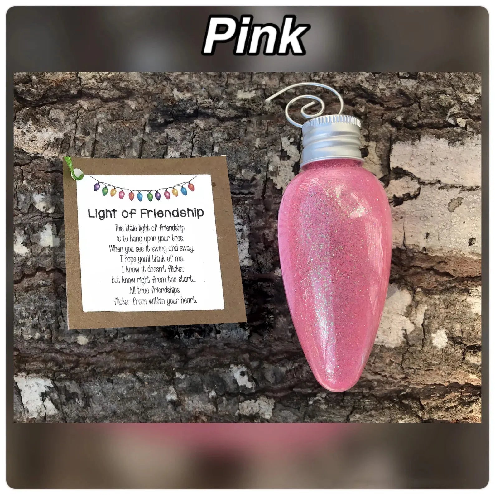 Lights of Friendship Christmas Ornament – Heartfelt Holiday Decoration