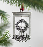 Solid Pewter Christmas Tree Ornament – Elegant Holiday Decoration