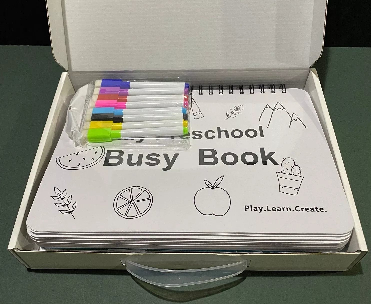 Preschool Busy Book – Educational & Fun Christmas Gift for Kids