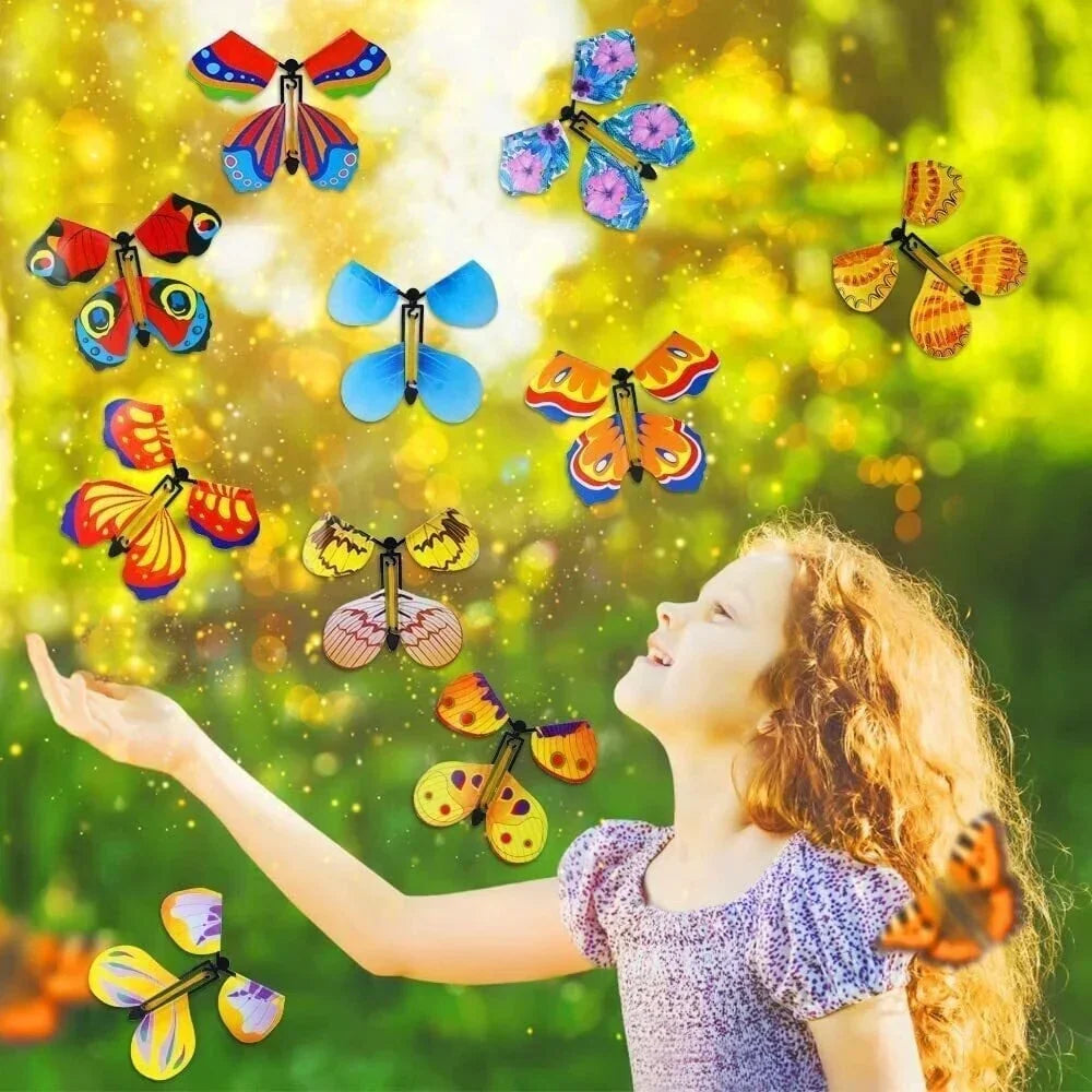 Magic Flying Butterfly | Surprise Wind-Up Gift for Kids & Adults 2025