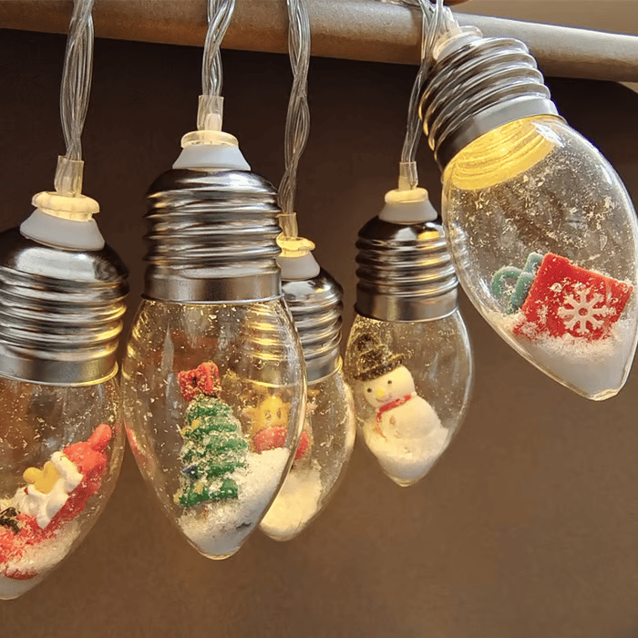 Christmas Vintage LED String Lights – Festive Holiday Decor