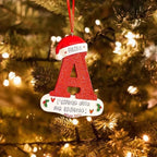Personalized Name Christmas Decoration | Custom Holiday Ornament 2025
