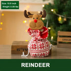 Lovely Knitted Doll Christmas Gift Bags | Reusable Holiday Packaging 2025