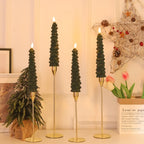 Christmas Tree Flameless Candles – 3D Flickering Flame Holiday Decor