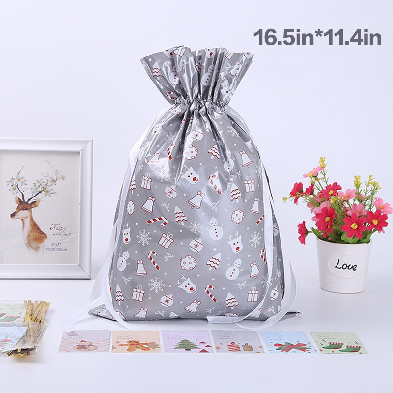 Drawstring Gift Bags – Reusable Party & Holiday Favor Bags