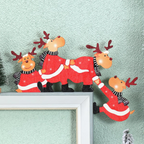 Funny Christmas Door Frame Decorations – Holiday Humor for Home